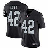 Nike Oakland Raiders #42 Ronnie Lott Black Team Color NFL Vapor Untouchable Limited Jersey,baseball caps,new era cap wholesale,wholesale hats